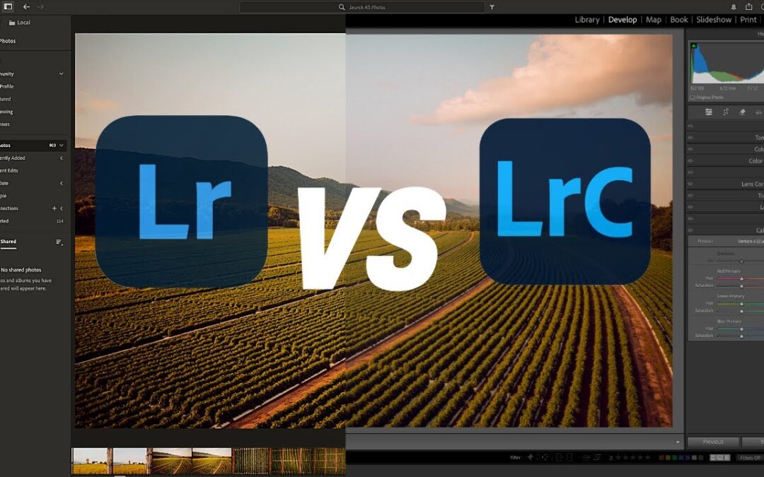 Rozdíl mezi Lightroom a Lightroom classic