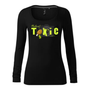 Dámské tričko (dlouhý rukáv) Nebuď Toxic – Brave
